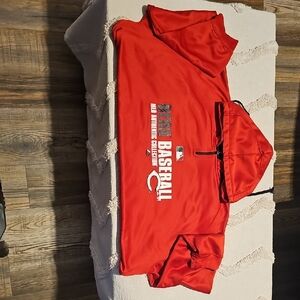 Majestic Reds Authentic Pull Over Hoodie